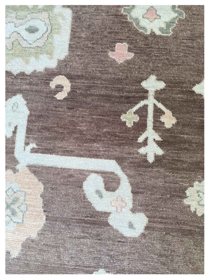 Artisan Blossom - 2 Brown Traditional Knotted Rug - Rugs - Artisan - Atlanta Designer Rugs