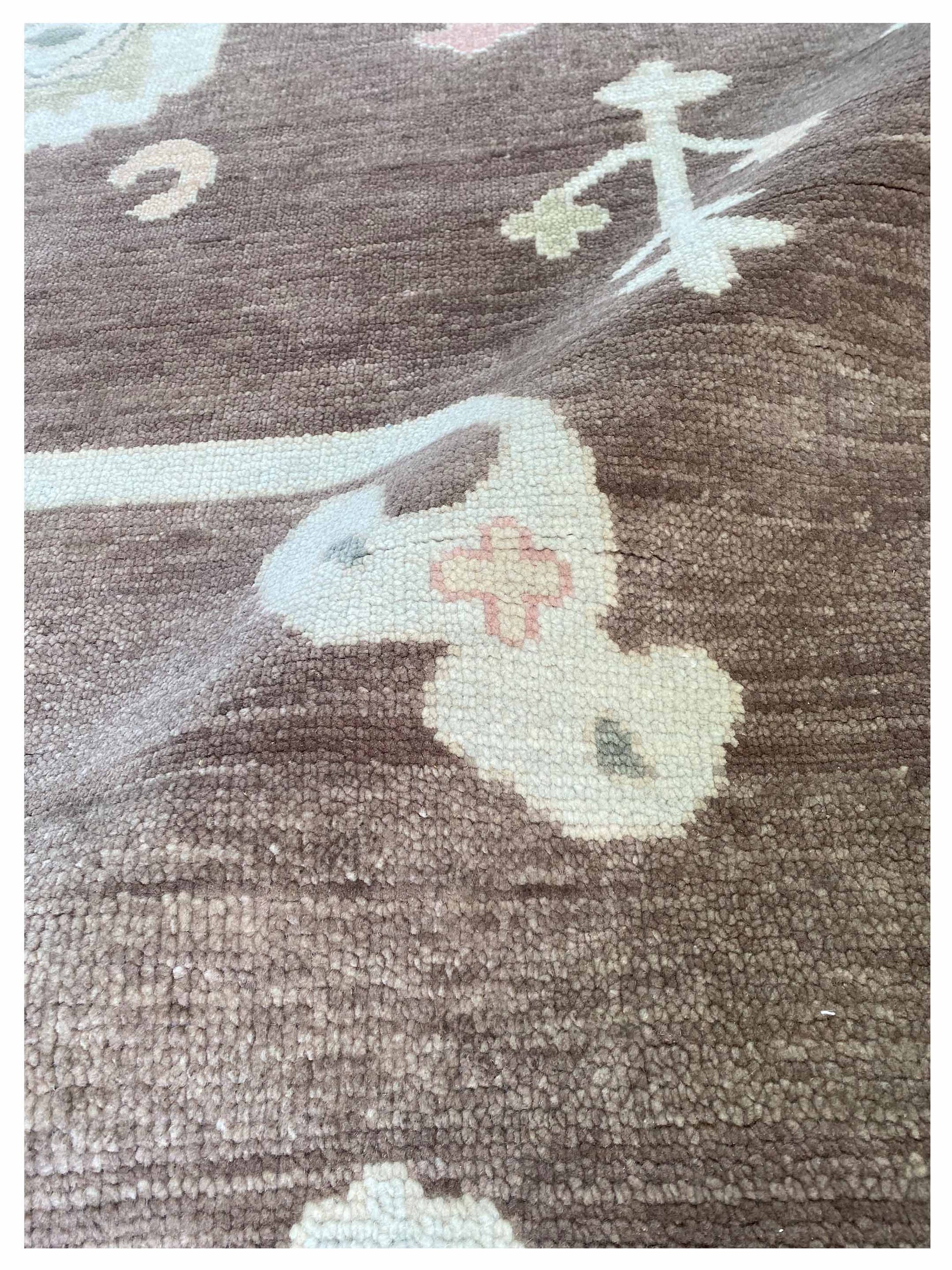 Artisan Blossom - 2 Brown Traditional Knotted Rug - Rugs - Artisan - Atlanta Designer Rugs