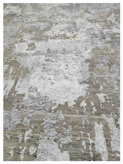 Artisan Tawny  Grey Beige Transitional Knotted Rug