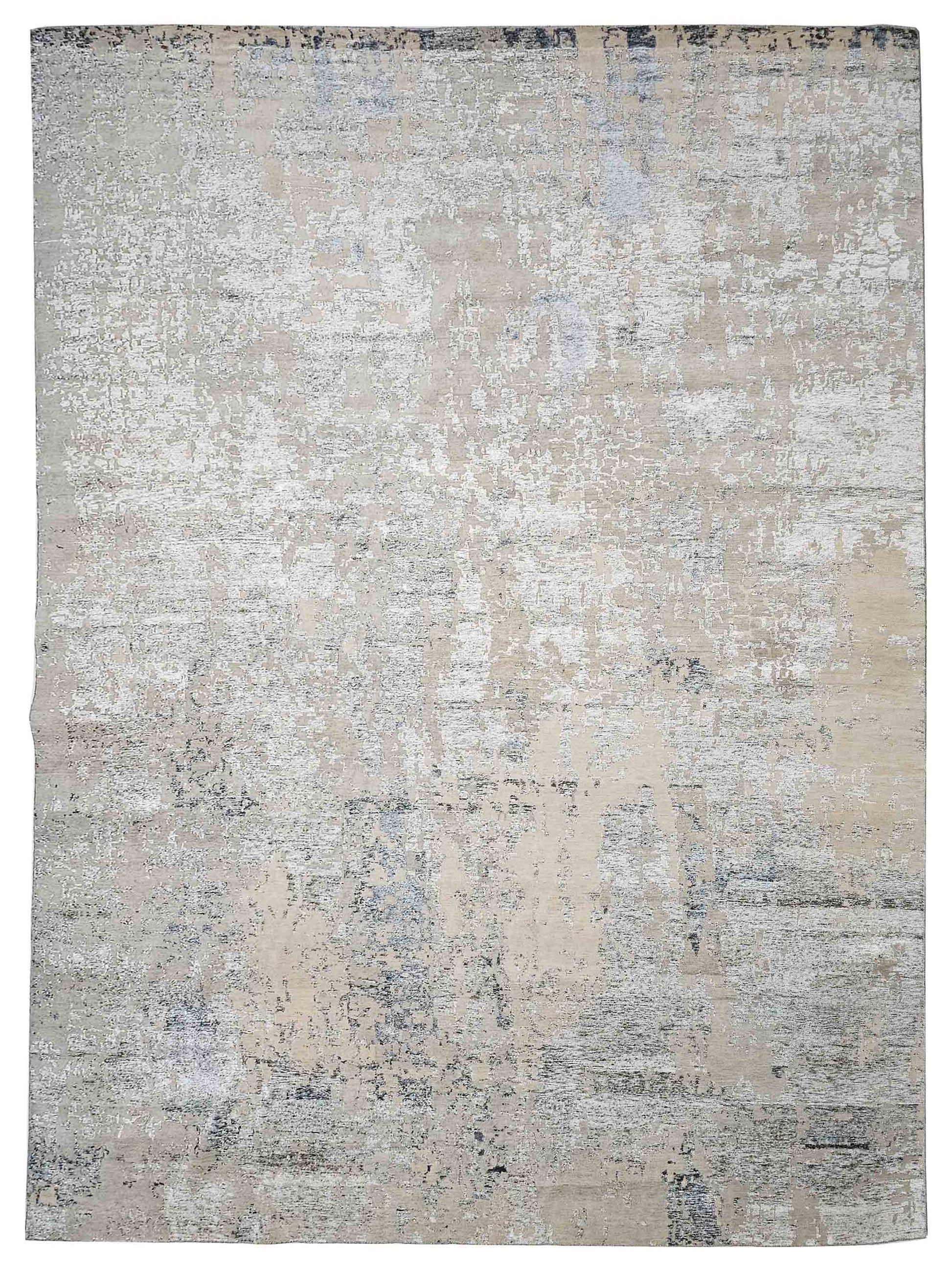 Super Tawny TS-919 Silver  Knotted Rug