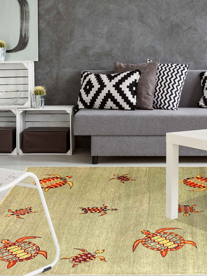 Artisan Lorraine Green Modern Knotted Rug - Rugs - Artisan - Atlanta Designer Rugs