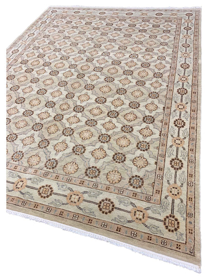 Artisan Uma Beige Traditional Knotted Rug - Rugs - Artisan - Atlanta Designer Rugs