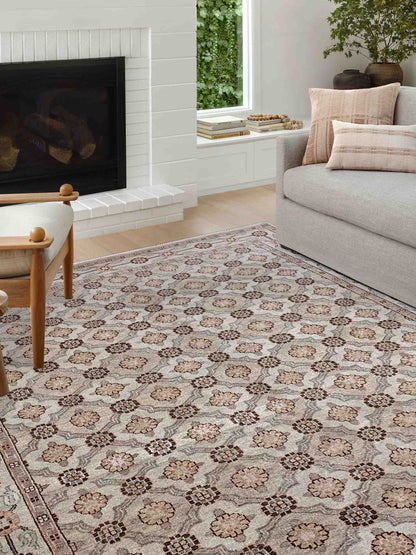Artisan Uma Beige Traditional Knotted Rug - Rugs - Artisan - Atlanta Designer Rugs