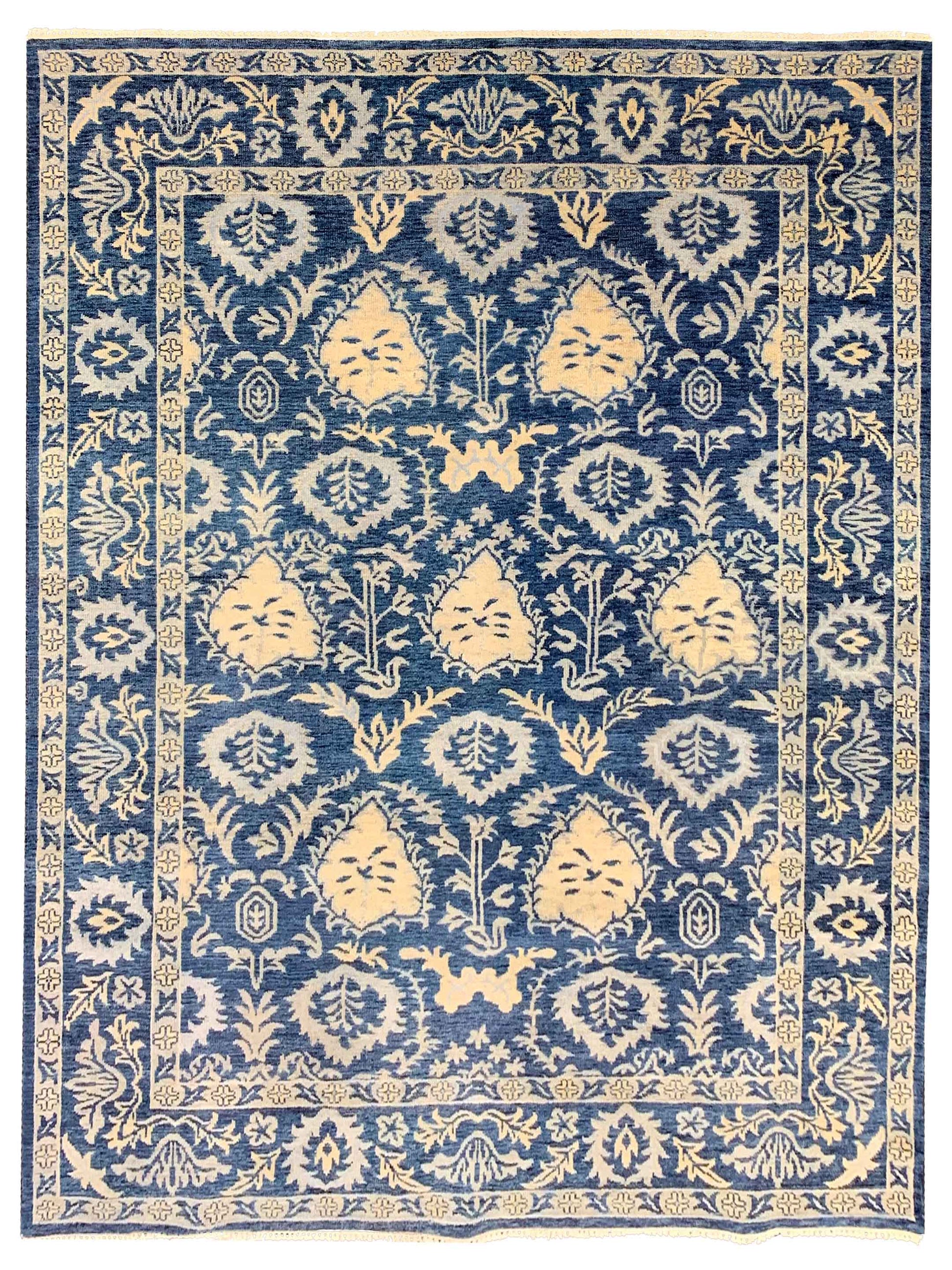 Artisan Emma OK-535 Navy Traditional Knotted Rug