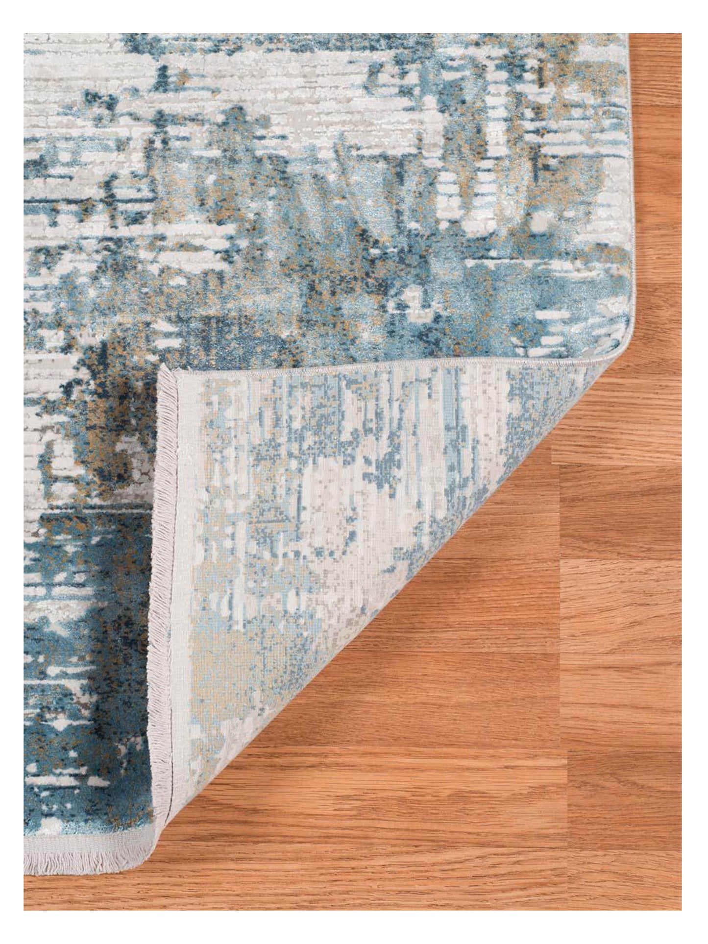 Limited Drew DD-653 IVORY BLUE Transitional Machinemade Rugs