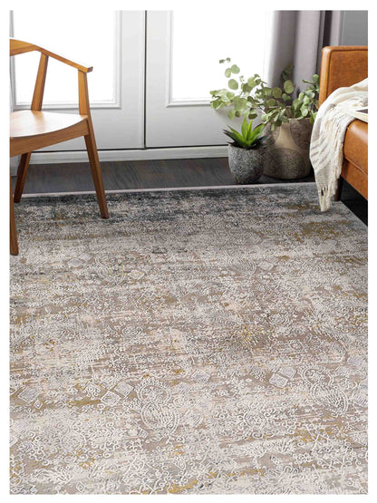 Limited Drew DD-654 Gray Gold Transitional Machinemade Rugs