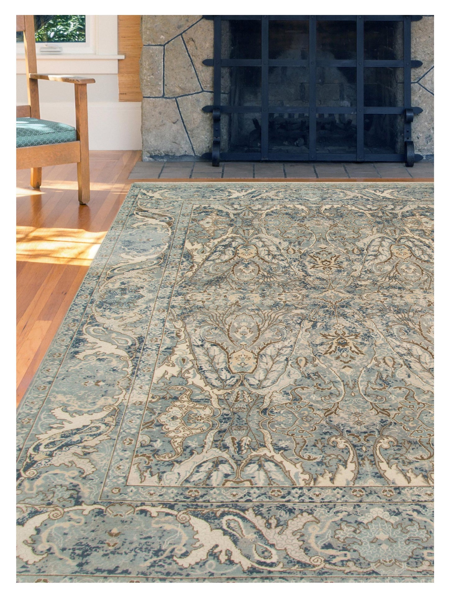 Limited Legacy Vintage LE-510 POLO BLUE Traditional Knotted Rugs