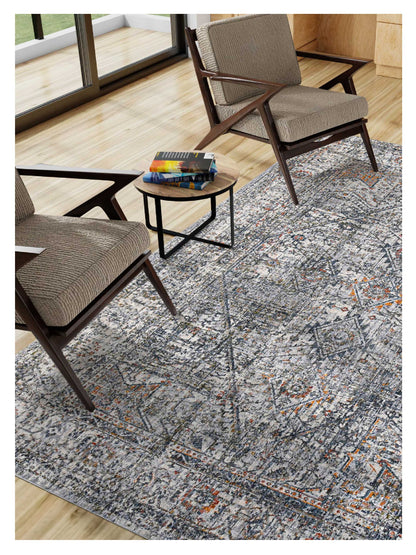 Limited Westonia WES-905 GRAY IVORY Transitional Machinemade Rug