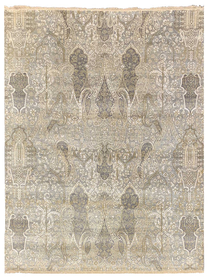 Artisan Vanessa Grey Multi Transitional Knotted Rug - Rugs - Artisan - Atlanta Designer Rugs