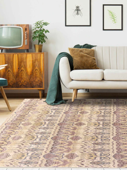 Artisan Pamela Beige Transitional Knotted Rug - Rugs - Artisan - Atlanta Designer Rugs