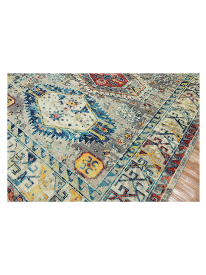 Limited Woodburn WOD-554 SILVER Traditional Knotted Rug