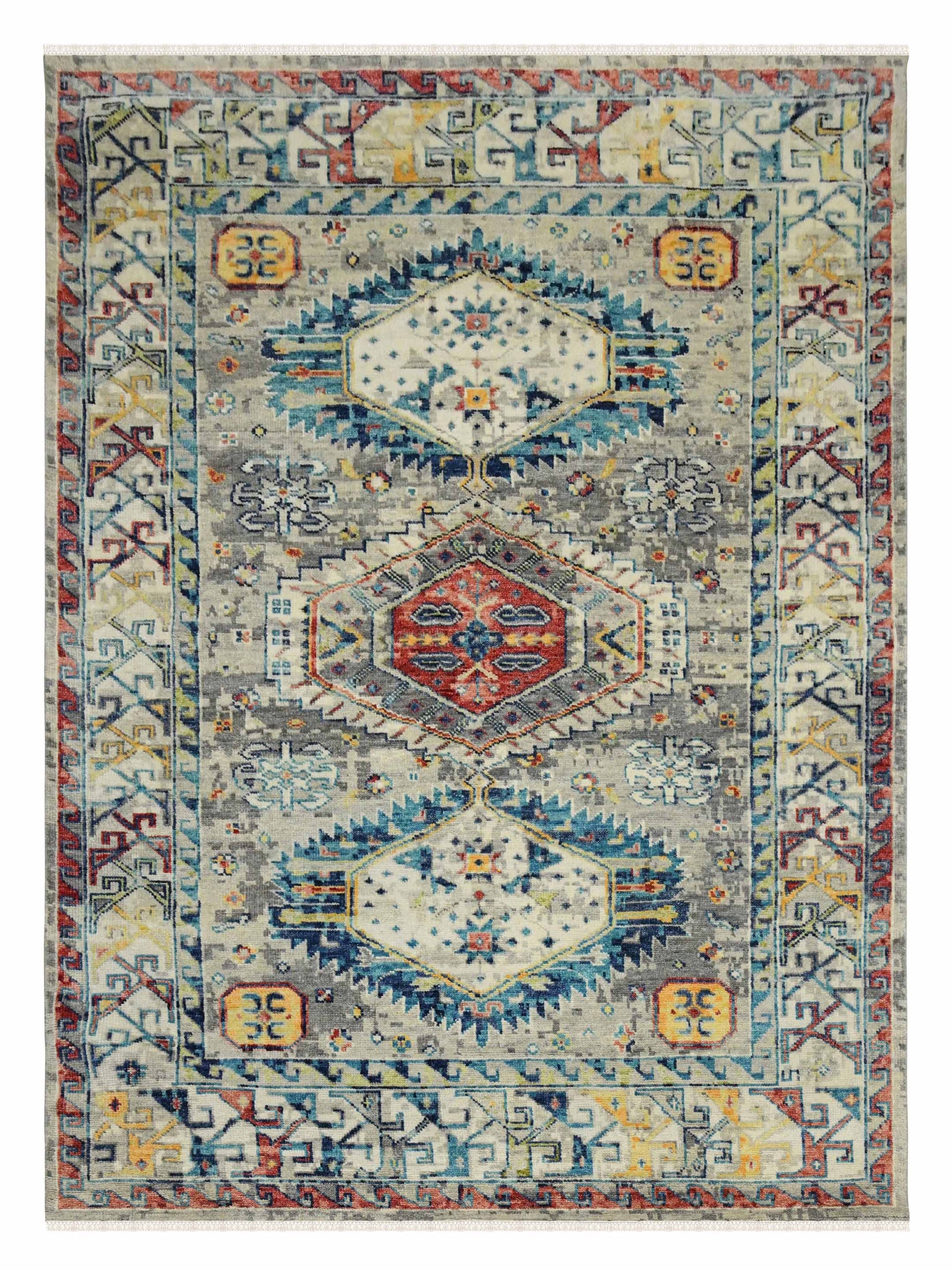 Limited Woodburn WOD-554 SILVER Traditional Knotted Rug