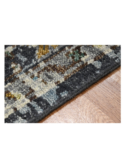 Limited Woodburn WOD-552 INDIGO Traditional Knotted Rug