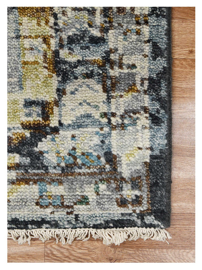 Limited Woodburn WOD-552 INDIGO Traditional Knotted Rug