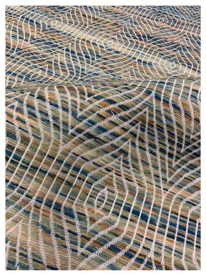 Artisan Talia Blue Multi Modern Woven Rug - Rugs - Artisan - Atlanta Designer Rugs