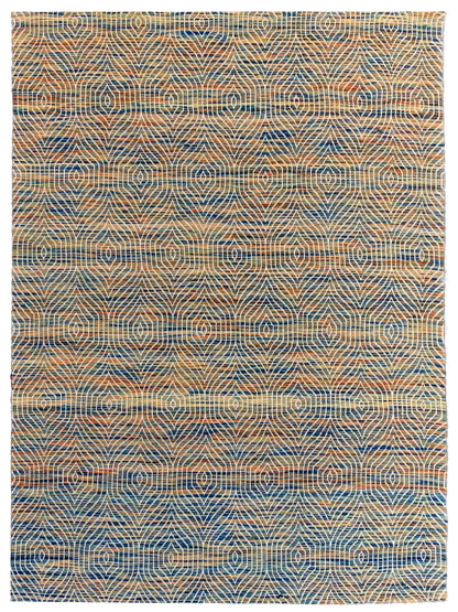Artisan Talia Blue Multi Modern Woven Rug - Rugs - Artisan - Atlanta Designer Rugs
