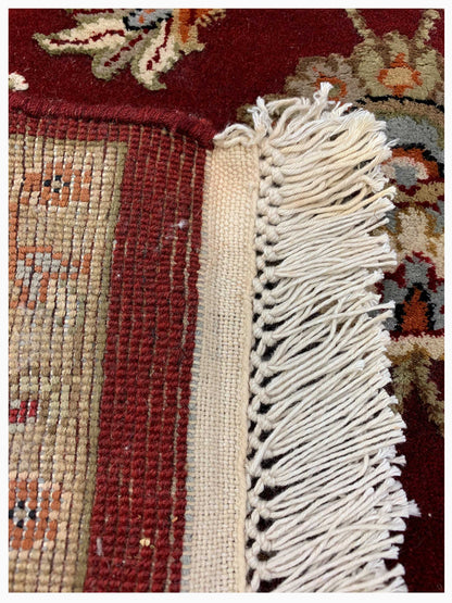 Artisan Winona Red Ivory Traditional Knotted Rug - Rugs - Artisan - Atlanta Designer Rugs