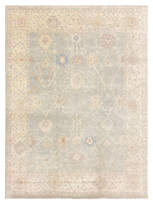 Artisan Julie WZE-470 Green Traditional Knotted Rug