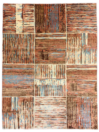 Artisan Melanie Multi Modern Knotted Rug - Rugs - Artisan - Atlanta Designer Rugs