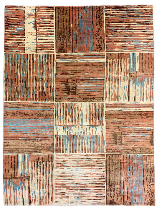 Artisan Melanie Multi Modern Knotted Rug - Rugs - Artisan - Atlanta Designer Rugs