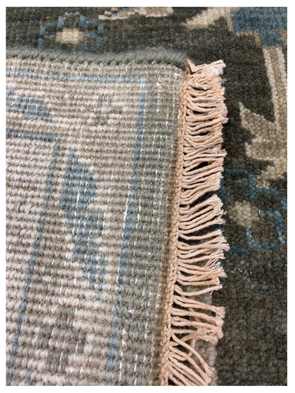 Artisan Cameron Charcoal Ivory Traditional Knotted Rug - Rugs - Artisan - Atlanta Designer Rugs