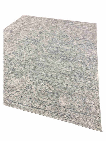 Artisan Zoe Aqua Transitional Loom Rug - Rugs - Artisan - Atlanta Designer Rugs