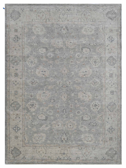 Artisan Julie Grey Beige Transitional Knotted Rug - Rugs - Artisan - Atlanta Designer Rugs