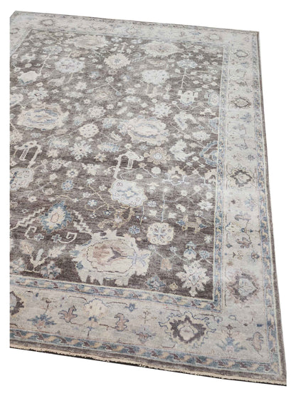 Artisan Julie Brown Beige Traditional Knotted Rug - Rugs - Artisan - Atlanta Designer Rugs
