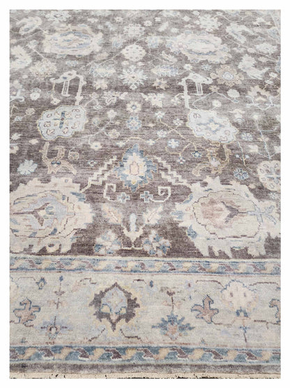 Artisan Julie Brown Beige Traditional Knotted Rug - Rugs - Artisan - Atlanta Designer Rugs