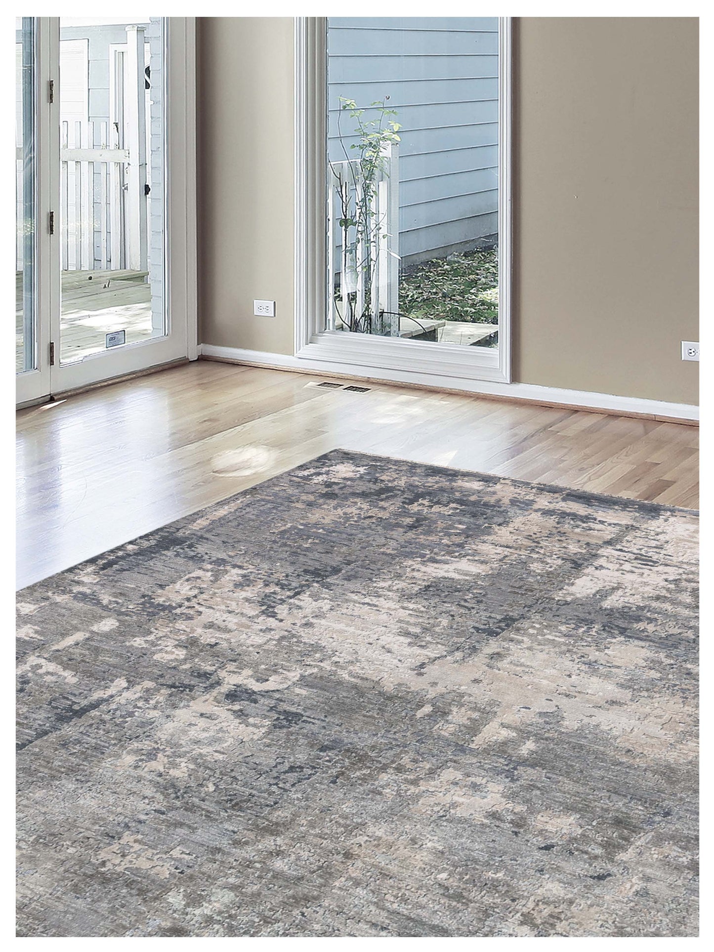 Limited Zelma WI-441 SILVER  Transitional Knotted Rug