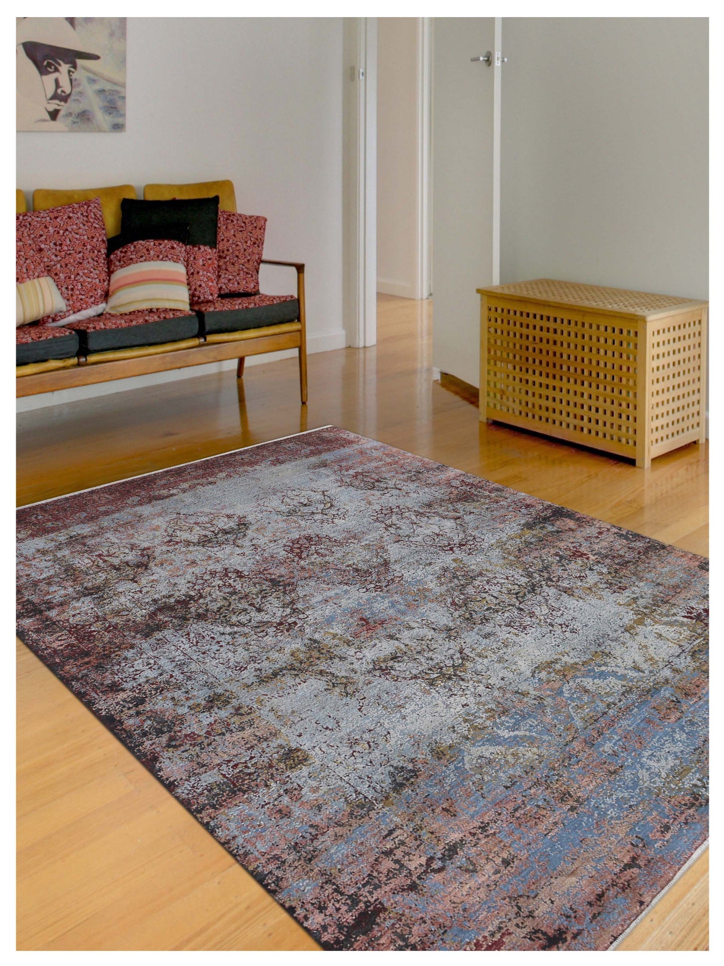 Limited Zelma WI-468 SILVER SAND  Transitional Knotted Rug