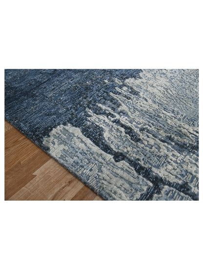 Limited Zelma WI-482 BLUE SAPPHIRE Transitional Knotted Rugs
