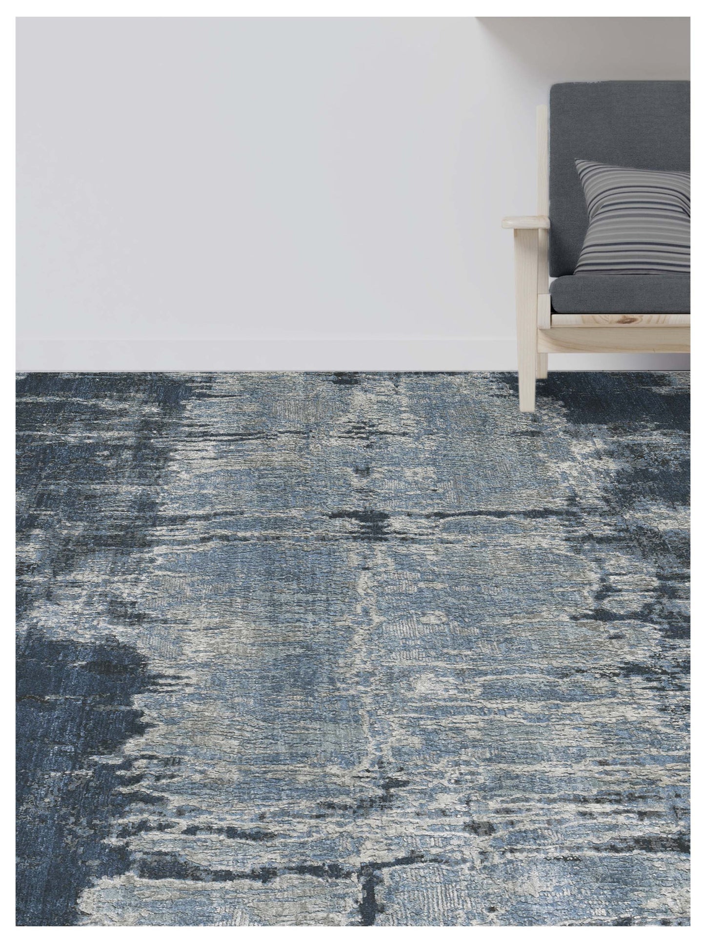 Limited Zelma WI-482 BLUE SAPPHIRE  Transitional Knotted Rug