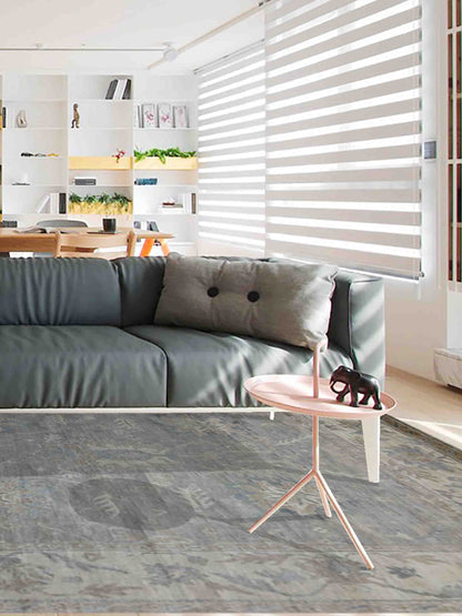 Artisan Audrey Lt.Grey Ivory Traditional Knotted Rug - Rugs - Artisan - Atlanta Designer Rugs