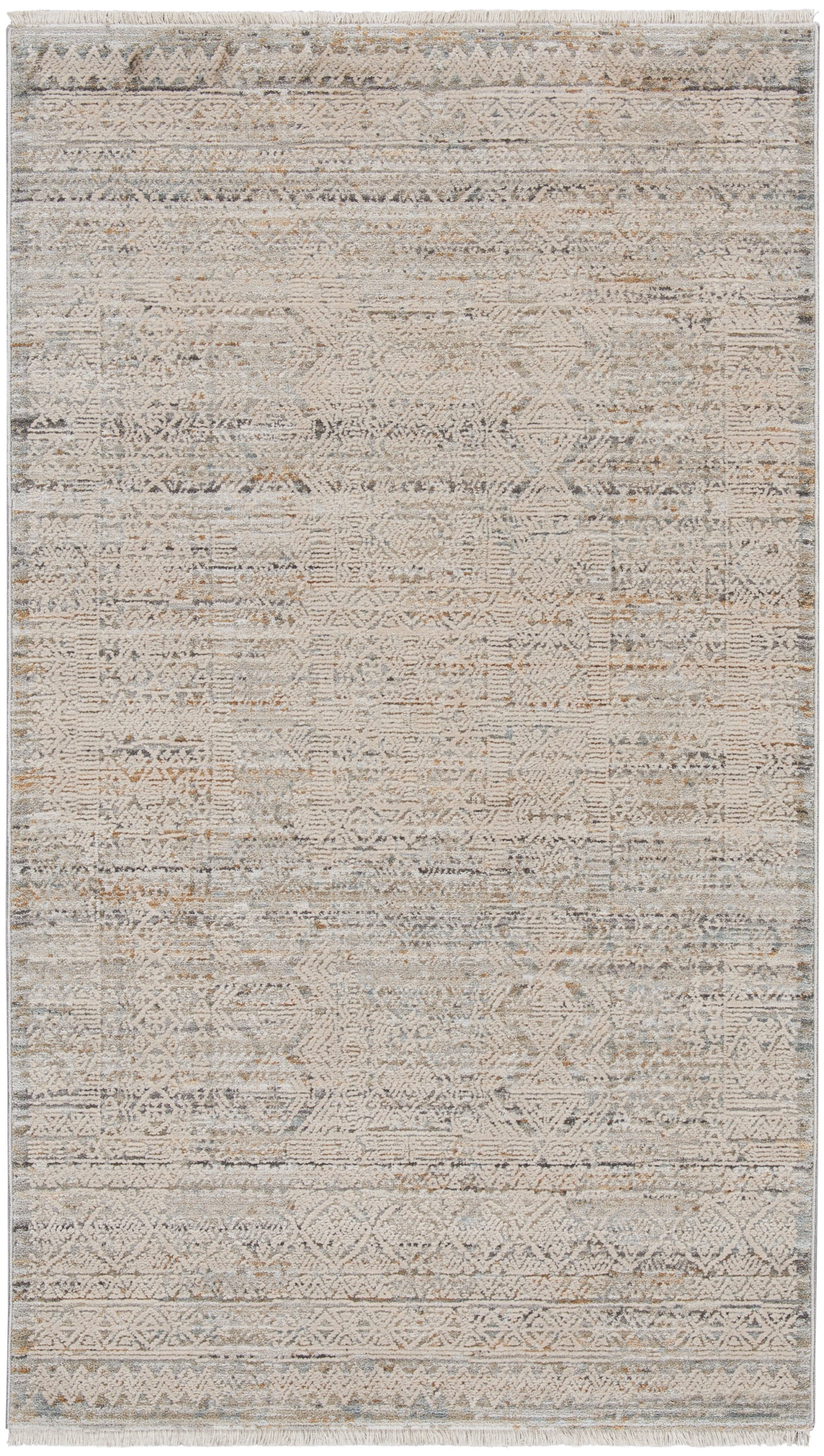 Nourison Home Lynx LNX06 Ivory Multicolor  Transitional Machinemade Rug