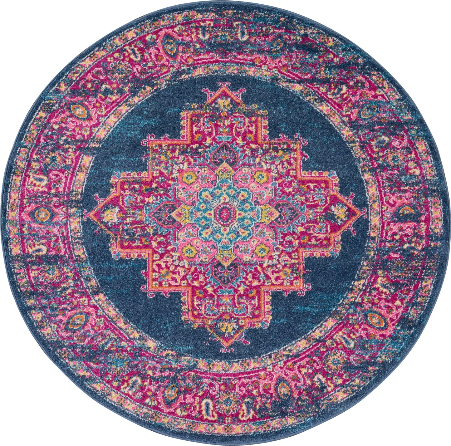 Nourison Home Passion PSN03 Blue  Transitional Machinemade Rug