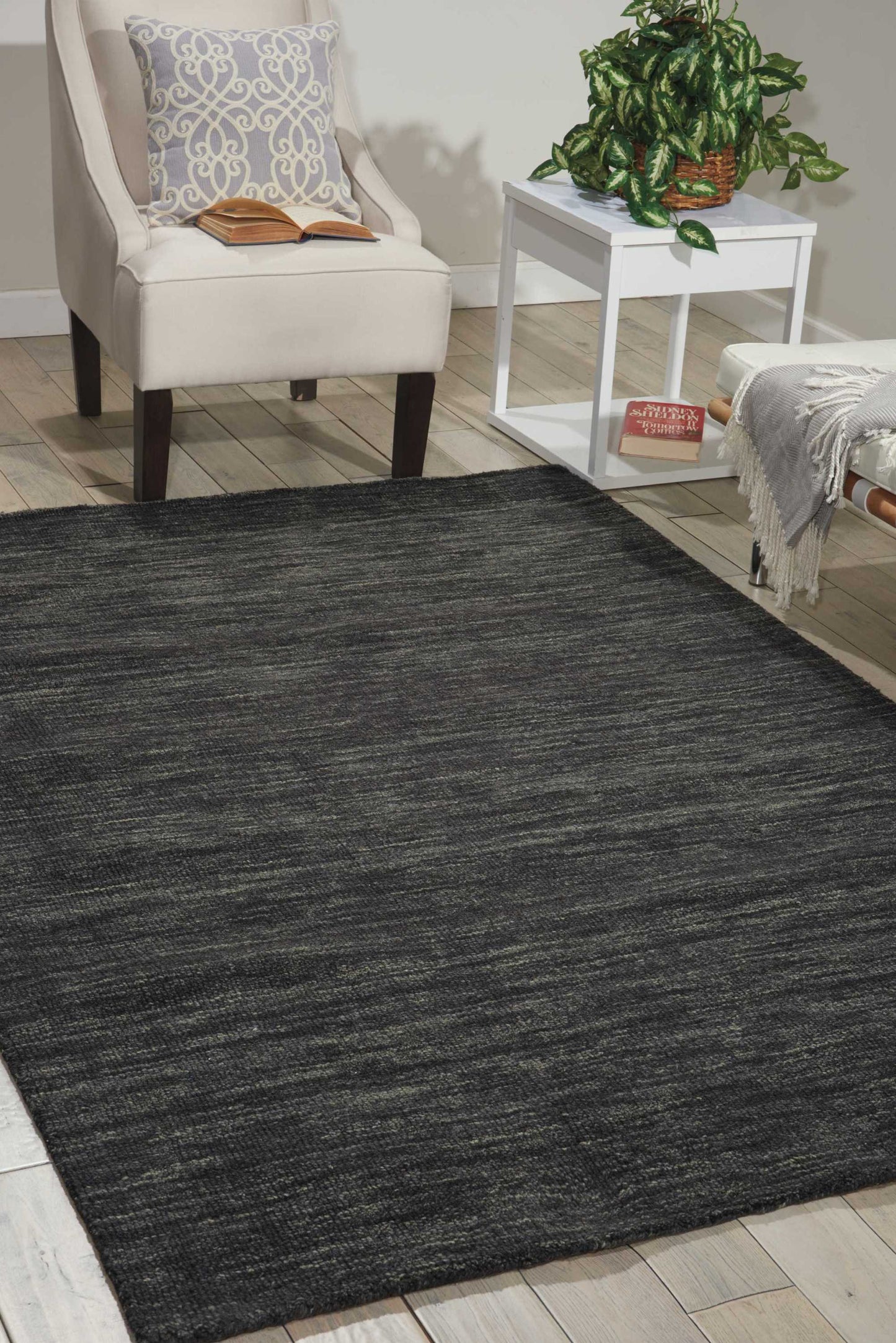 Waverly Grand Suite WGS01 Charcoal  Contemporary Woven Rug