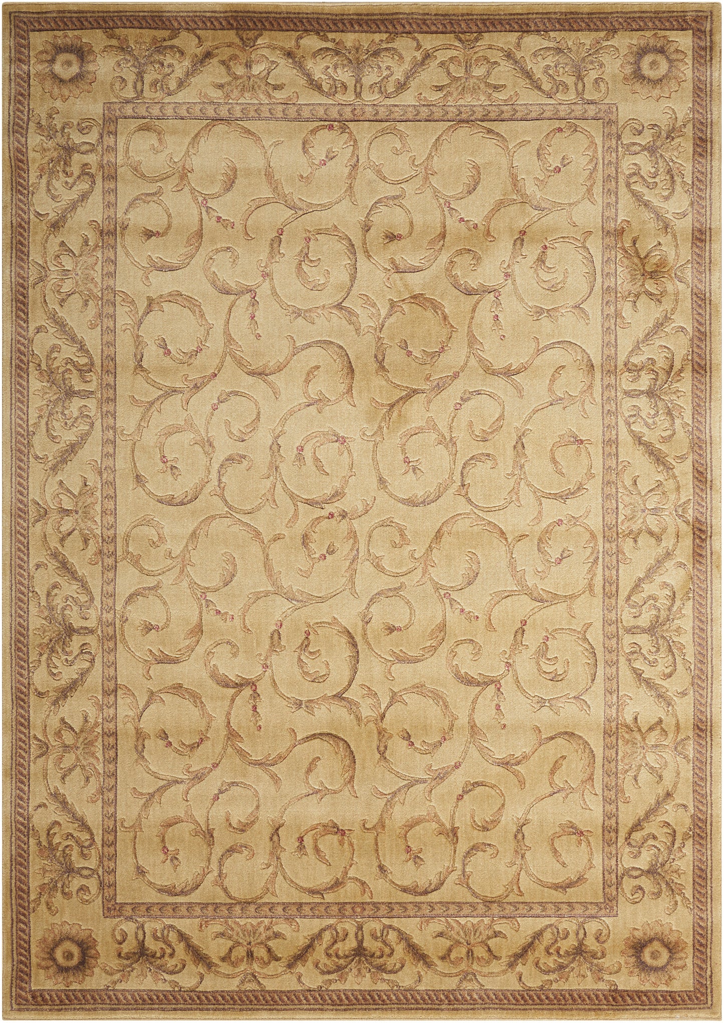 Nourison Home Somerset ST02 Ivory  Traditional Machinemade Rug