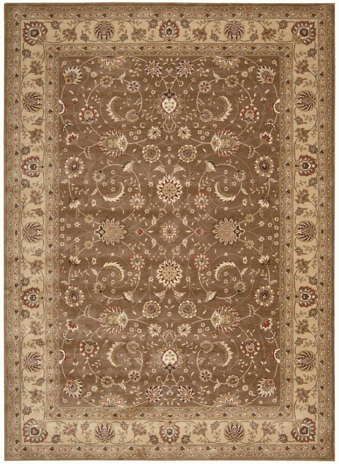 Nourison Home Somerset ST62 Taupe Traditional Machinemade Rug