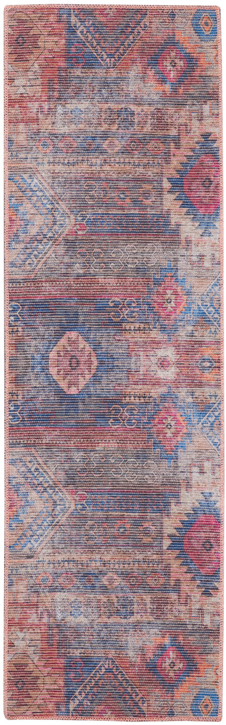 Nicole Curtis Machine Washable Series 1 SR106 Multicolor  Traditional Machinemade Rug