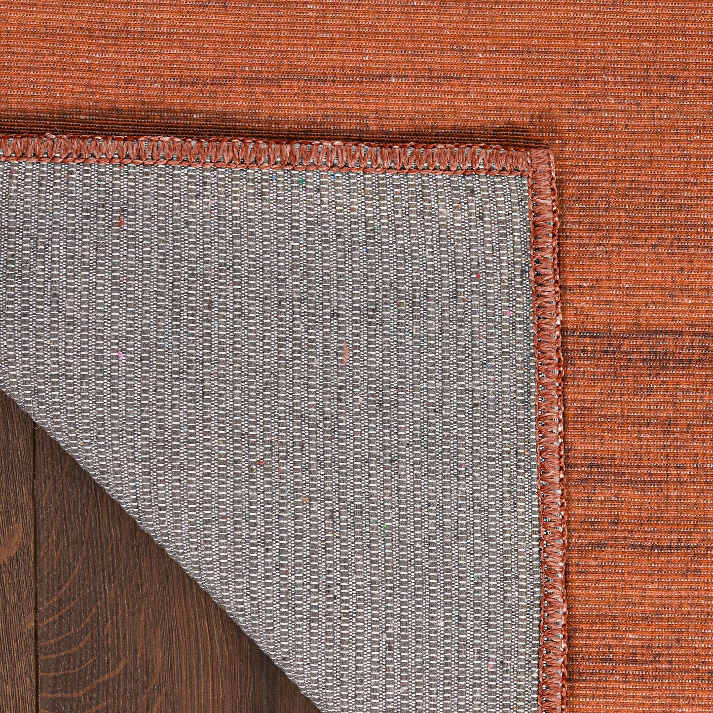 Nourison Home Washable Essentials WAE01 Brick  Contemporary Woven Rug