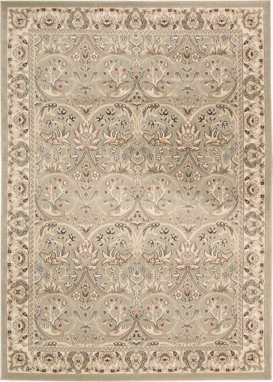 Nourison Home Walden WAL03 Light Green  Traditional Machinemade Rug