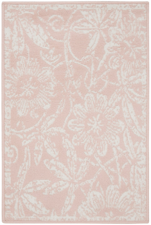 Nourison Home Whimsicle WHS05 Pink Contemporary Machinemade Rug