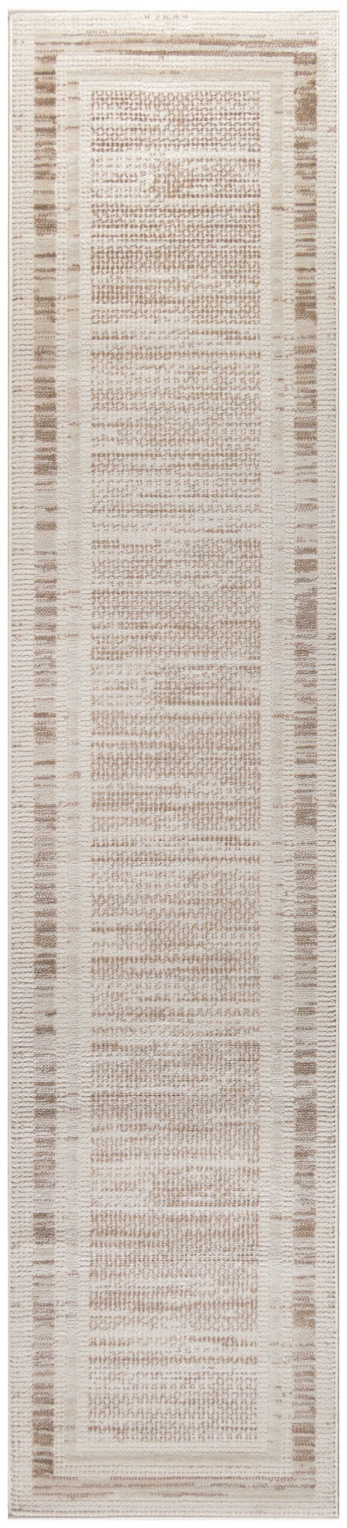Nourison Home Serenity Home SRH07 Mocha Ivory Contemporary Woven Rug