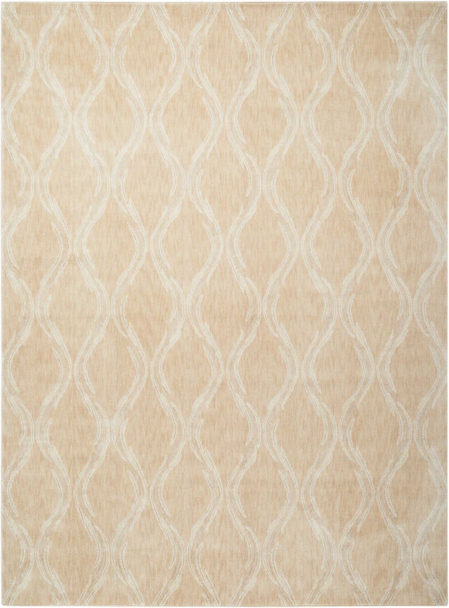 Nourison Home Tranquility TNQ02 Beige  Transitional Machinemade Rug