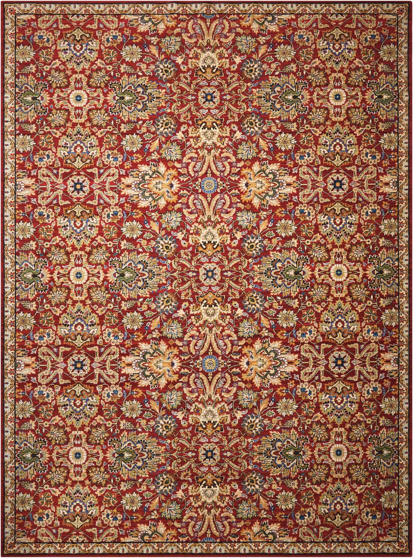Nourison Home Timeless TML17 Red  Traditional Loom Rug