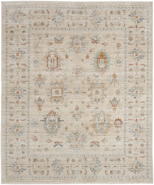 Nourison Home Oases OAE01 Ivory Beige  Traditional Machinemade Rug