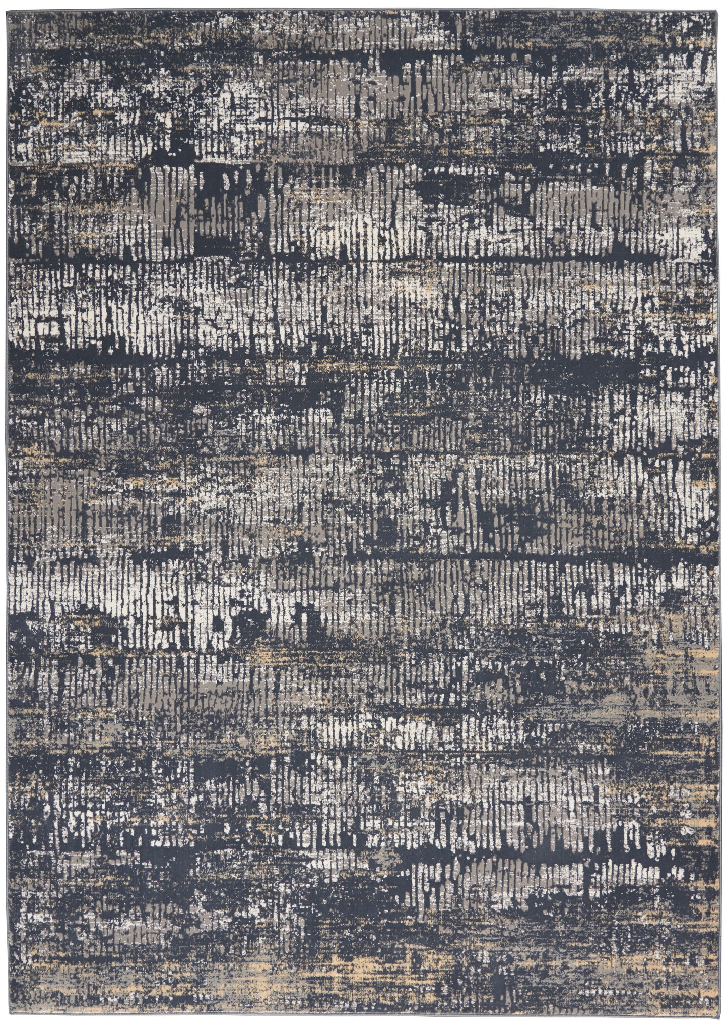 Michael Amini MA90 Uptown UPT03 Charcoal Grey  Contemporary Machinemade Rug