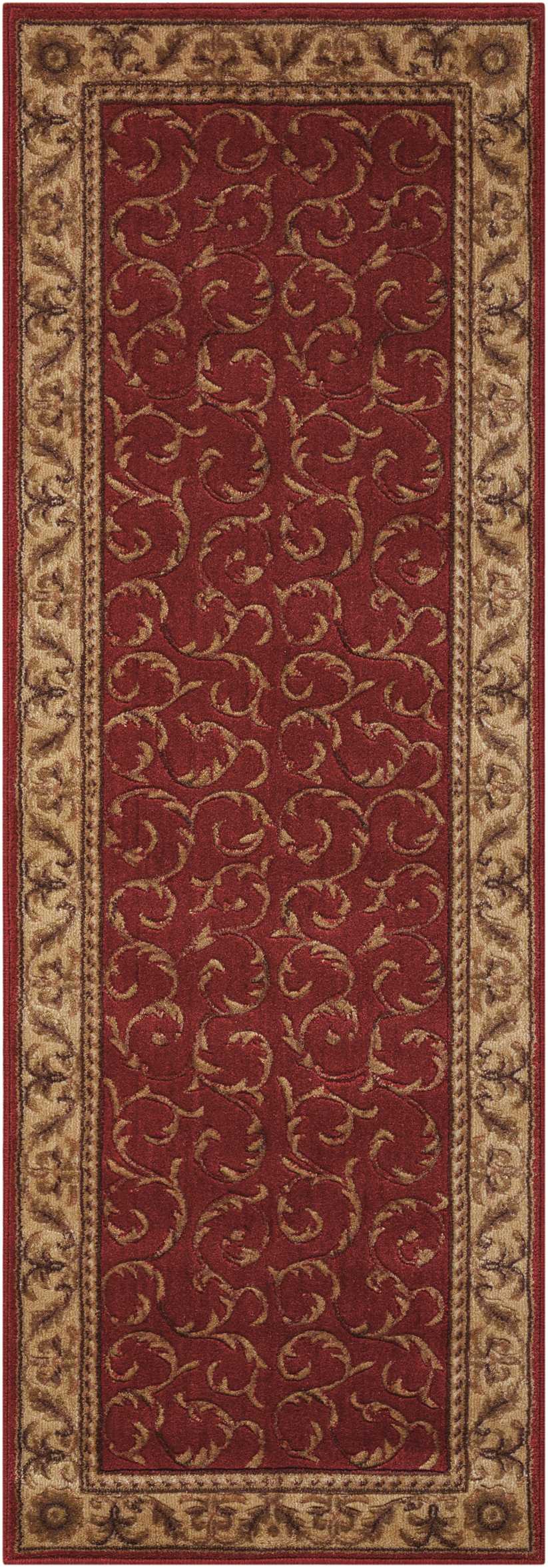 Nourison Home Somerset ST02 Red  Traditional Machinemade Rug