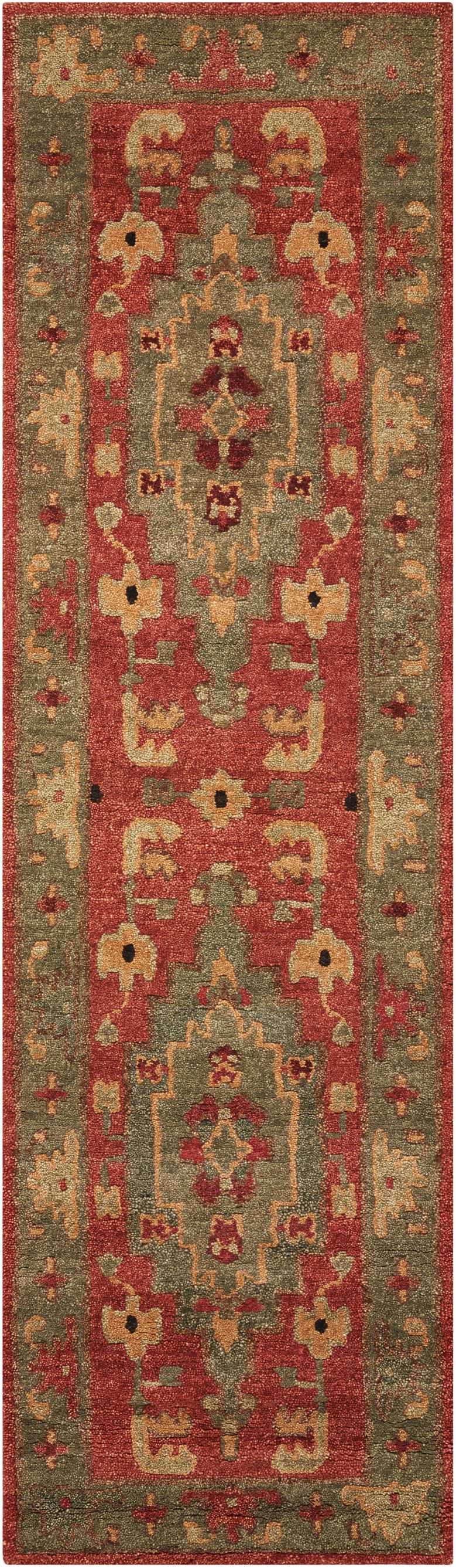 Nourison Home Tahoe TA01 Rust Traditional Knotted Rug
